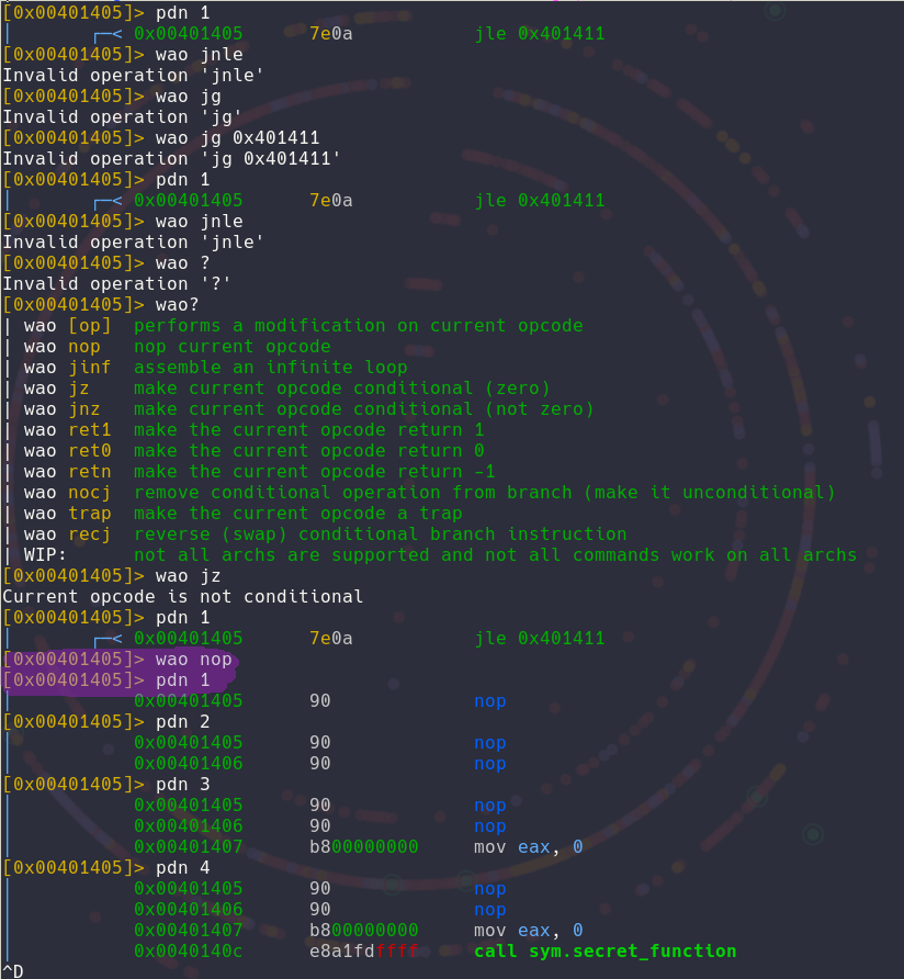 rever Engineering clicker radare patch